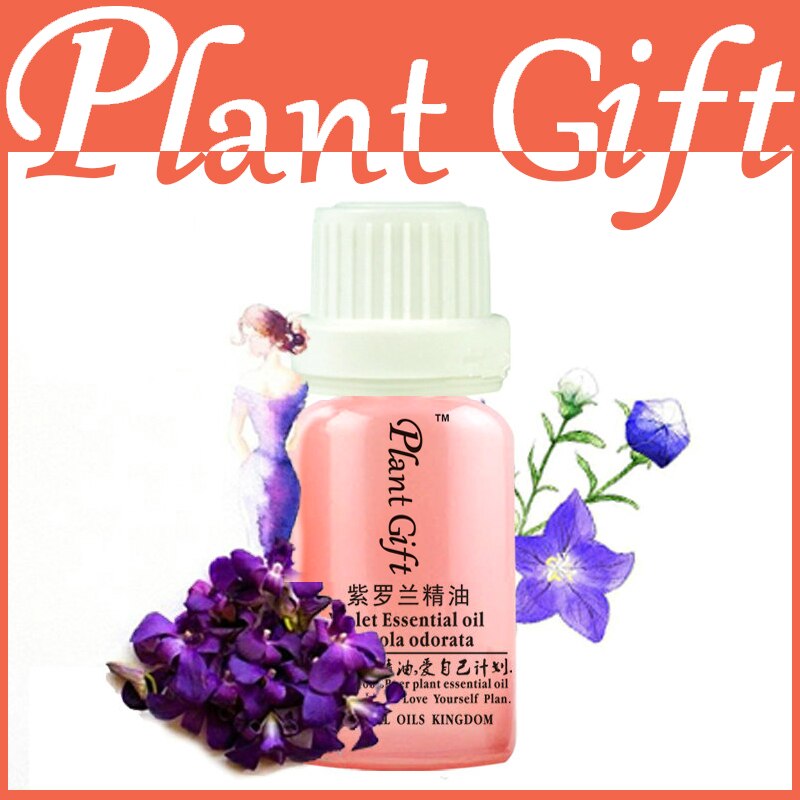 100% Pure Plant Essential Oils French Imports Violet Oil 10ml Antibacterial Relieve Pain Beneficial To Wound