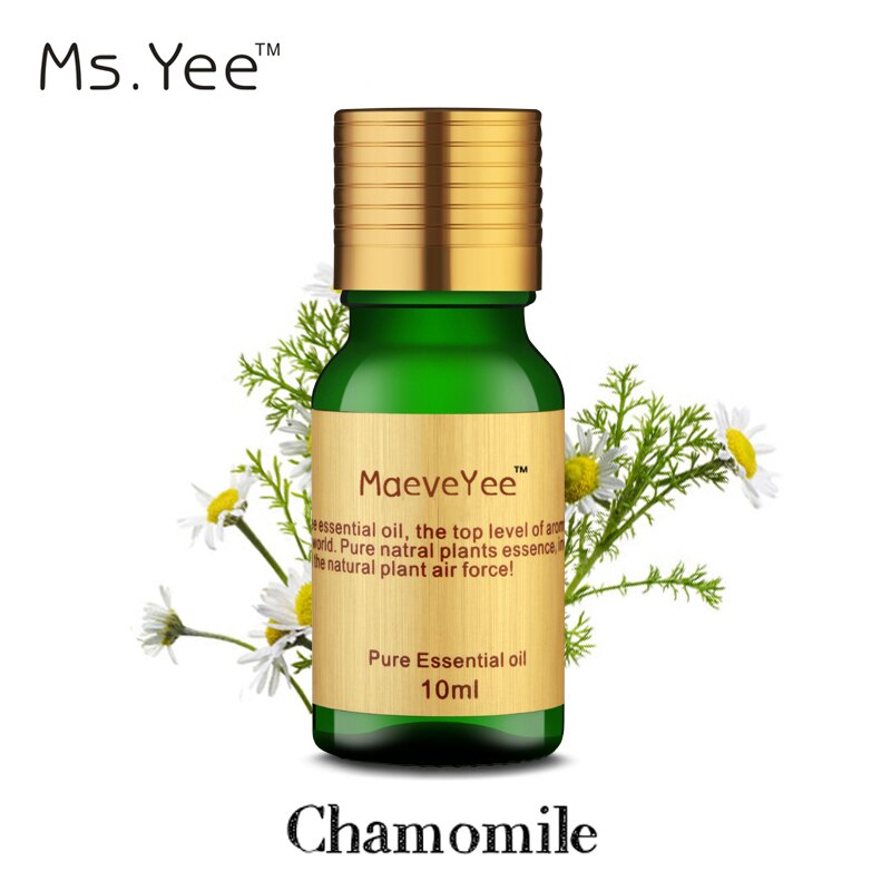 Natural Chamomile Essential Oils effective Pain Relief Anti Stress Pure Chamomile Oil Fragrance for Car Home Aromatherapy 10Ml