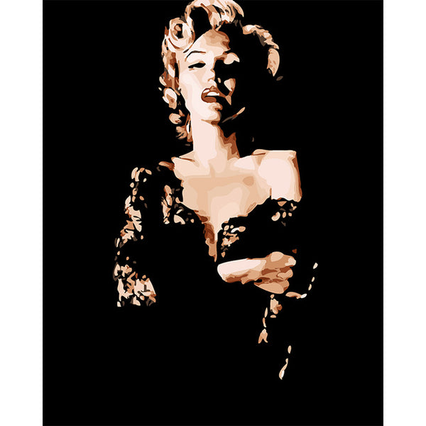 Marilyn Monroe Painting By Number 50x65cm DIY Woman Oil Painings Digital By Numbers Kits Acrylic Paint On Canvas Living Room