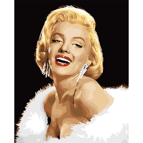 Marilyn Monroe Painting By Number 50x65cm DIY Woman Oil Painings Digital By Numbers Kits Acrylic Paint On Canvas Living Room