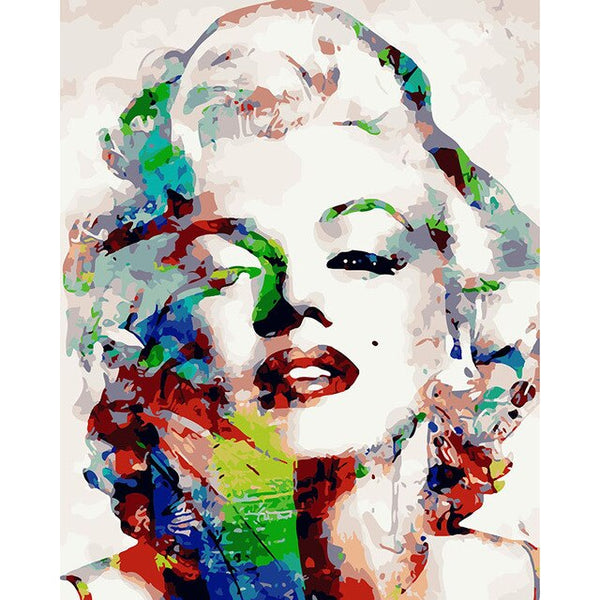 Marilyn Monroe Painting By Number 50x65cm DIY Woman Oil Painings Digital By Numbers Kits Acrylic Paint On Canvas Living Room