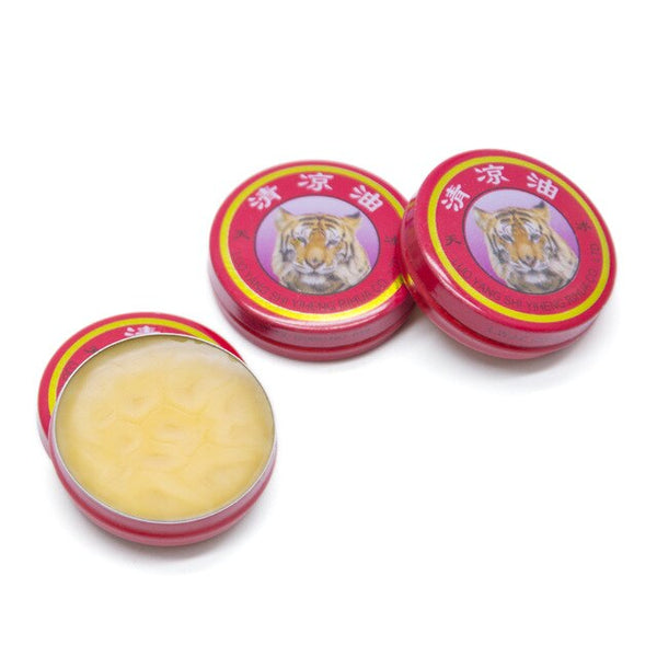 100pcs Cooling Oil Red Tiger Balm Ointment Pain Relief Cold Headache Stomachache Dizziness Muscle Rub Aches Cool Cream D1732