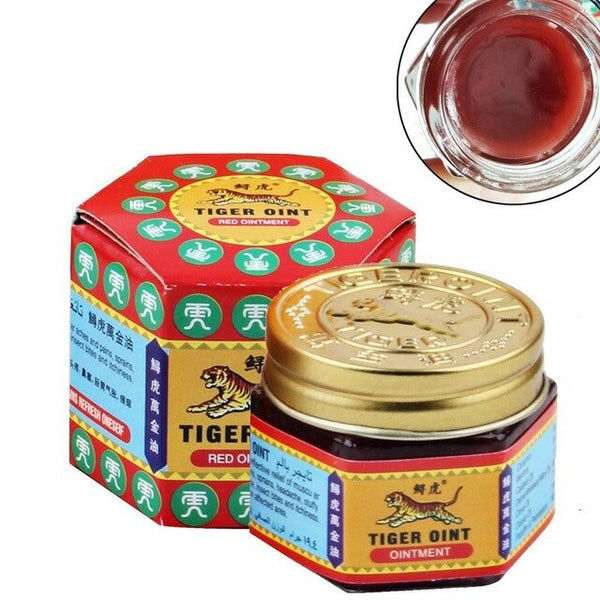 12pcs Red White Tiger Balm Ointment For Headache Toothache Stomachache Muscle Pain Relieving Balm Dizziness Essential Balm oil