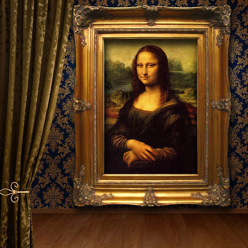 Old Artist Handmade High Quality Impression Leonardo-Di-Serpiero-Da-Vinci-Mona-Lisa for Wall Art Handmade Beauty Woman Oil Pain