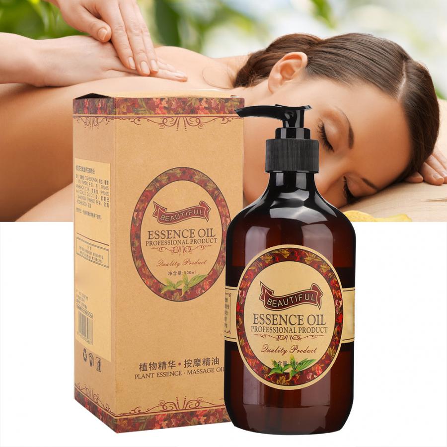 Body Massager Lavender Essential Oil Skin Nourishing Moisturizing Muscle Pain Relief Massage Oil (500ml) Vibrator