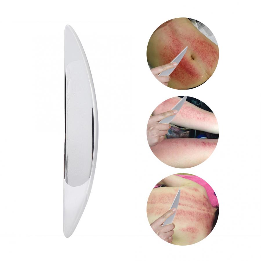 Body Massager Stainless Steel Scraping Board Body Scrapper Plate for Pain Relief Guasha Tools Cream or Oil Scraping Massageador