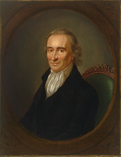 High  quality  hand painted  Oil painting on Canvas  : portrait of Thomas Paine